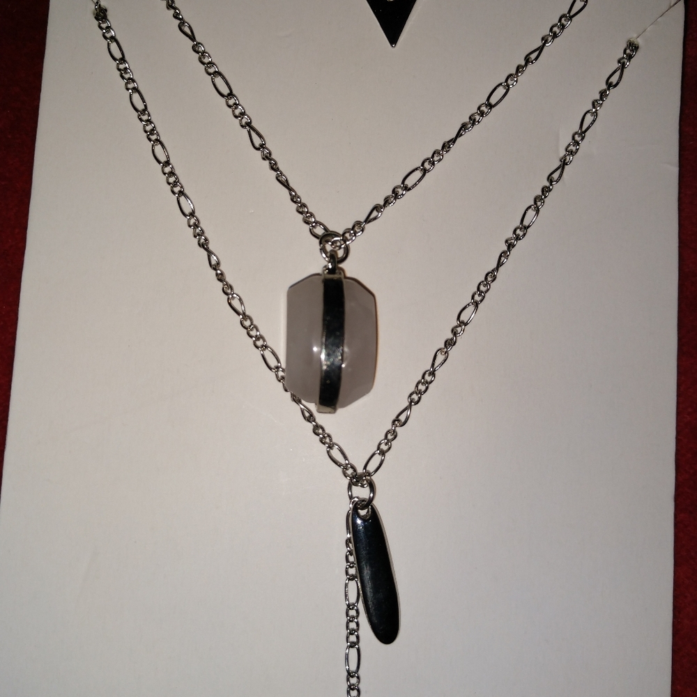 Multi strand silver necklace - Picture 4 of 4